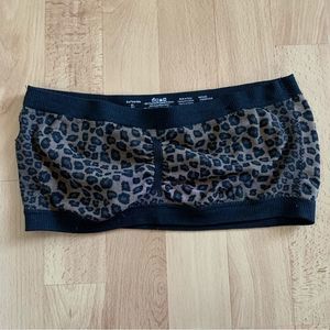 Urban Outfitters BDG Strapless Leopard Print Bandeau Top